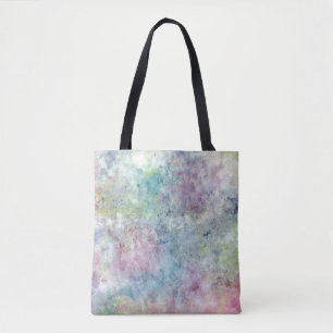 Tote Bag dessin abstrait de carte blanche d'aquarelle