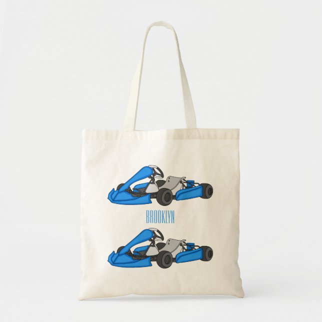 Tote Bag dessin animé de Kart racing (Devant)
