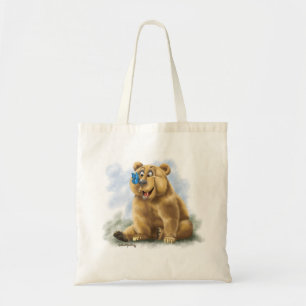 Tote Bag Dessin animé de papillon et d'ours