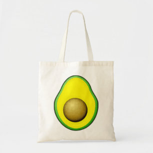 Tote Bag Dessin Avocado de style vintage
