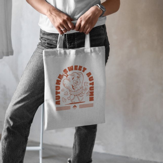 Tote Bag Dessin d'automne doux (Créateur téléchargé)
