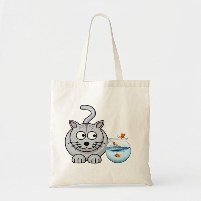 Tote Bag Dessin de chat (Devant)