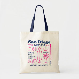 Tote Bag Dessin de Doodle pour l'enterrement de vie de jeun