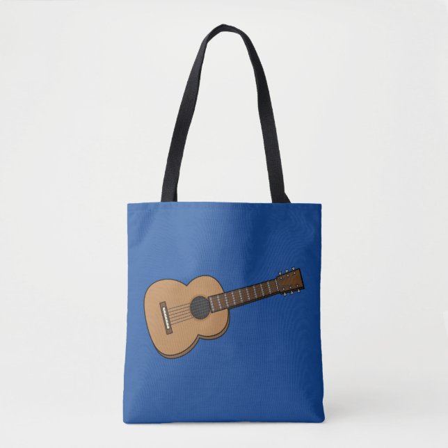 Tote Bag Dessin de guitare (Devant)