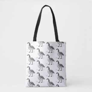 Tote Bag Dessin de la nature de l'oie canadienne