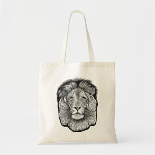 Tote Bag Dessin de Lion