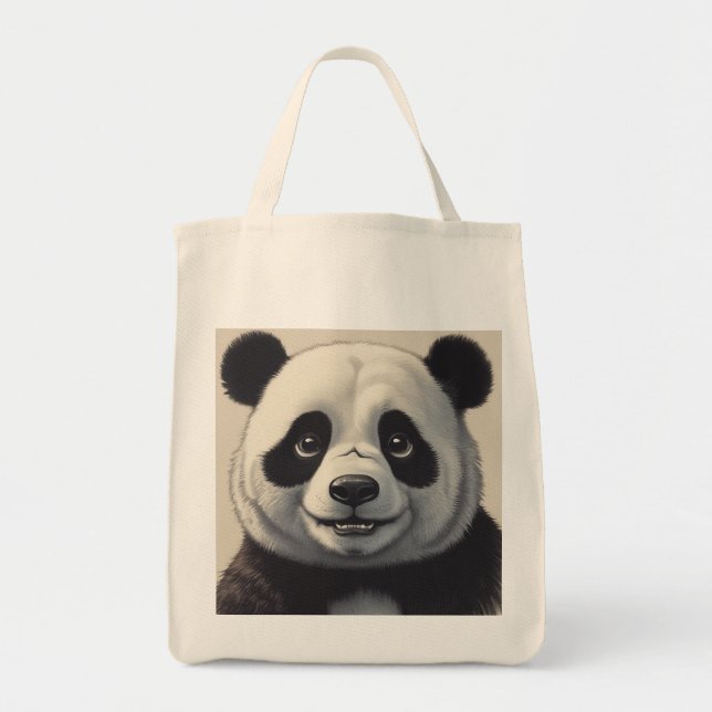 Tote Bag Dessin de Panda (Devant)
