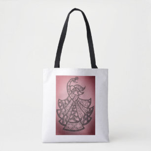 Tote Bag dessin de paon