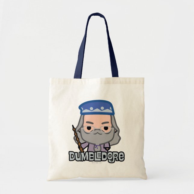 Tote Bag Dessin de personnage de dessin animé de Dumbledore (Devant)