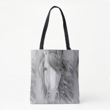 Dessin de portrait de cheval au crayon graphite