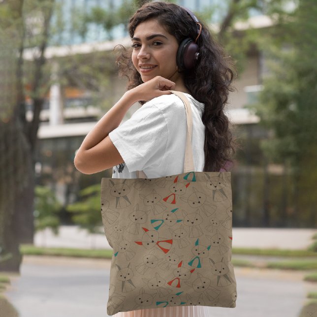 Tote Bag Dessin en mode foncé Fox (Créateur téléchargé)