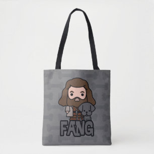Tote Bag Dessin Hagrid et Fang Character Art