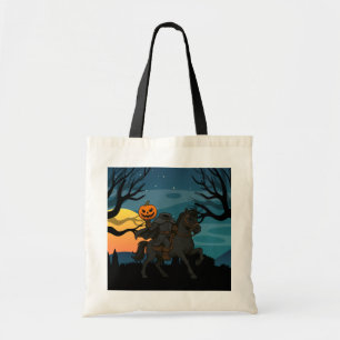 Tote Bag Dessin Halloween/Automne Horseman sans tête