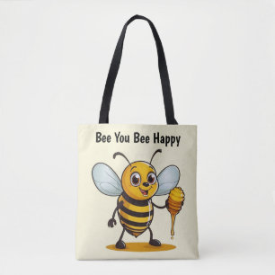 Tote Bag Dessin Honey Bee