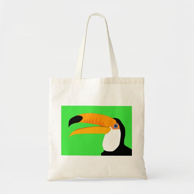 Tote Bag Dessin humoristique amusant Sourire d'oiseaux de T (Devant)