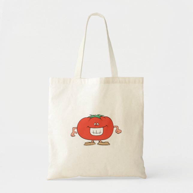 Tote Bag dessin humoristique sur tomate (Devant)