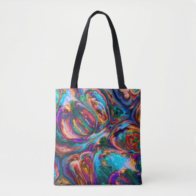 Tote Bag Dessin moderne de peintures (Devant)