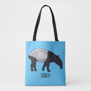 Tote Bag Dessin sur Tapir
