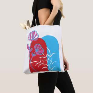 TOTE BAG DESSIN TENDANCE ARCHÉE MINIMALISTE