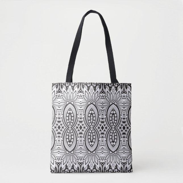 Tote Bag Dessin tribal inspiré 2 (Devant)