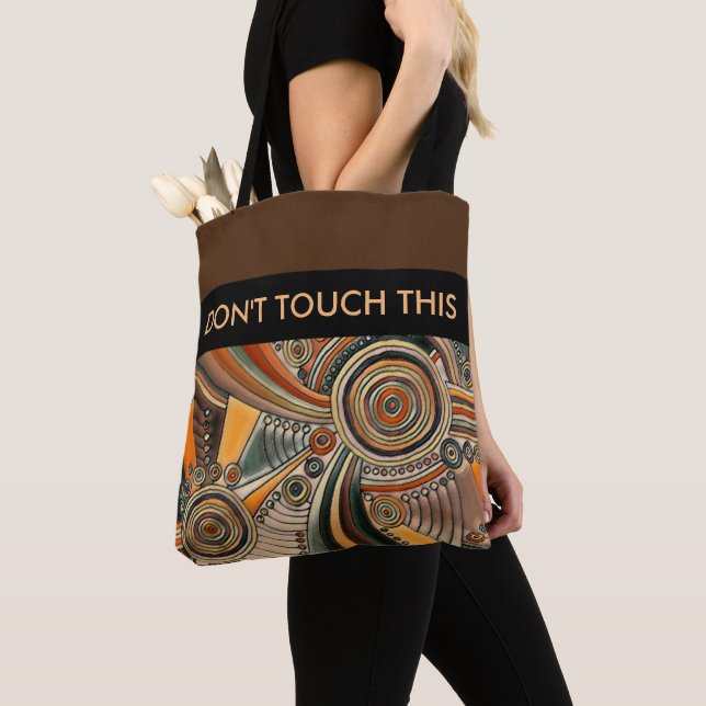 Tote Bag Dessiné à la main par EDDArt - Réflexions 1 (De près)