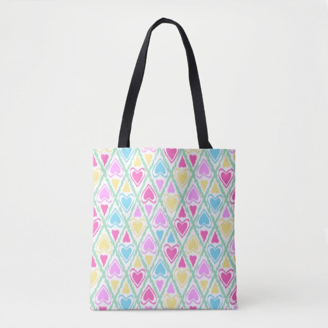 Tote Bag Dessiner coeur, coeur, amour, Saint Valentin, mari (Devant)