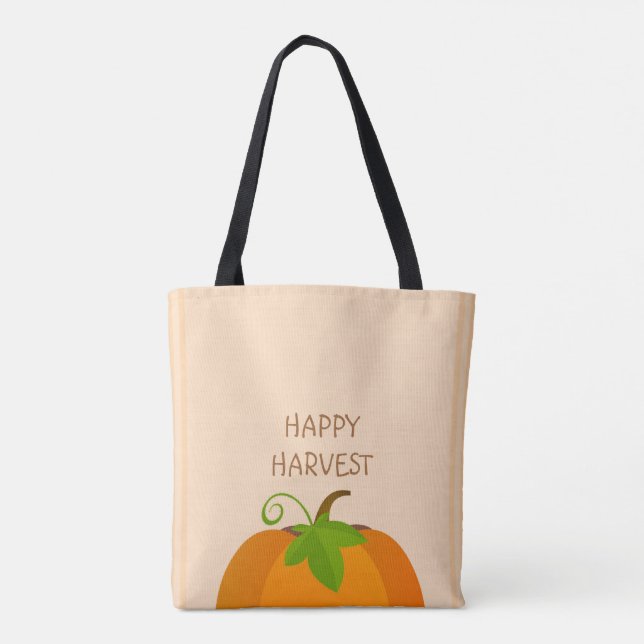 Tote Bag Dessus de citrouille (Dos)