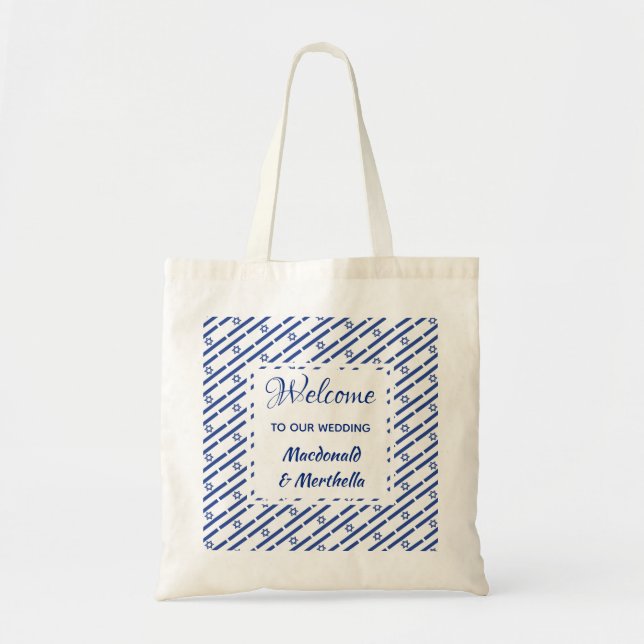 Tote Bag Destination Mariage Bienvenue ISRAEL Custom (Devant)