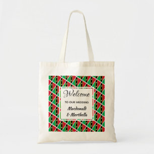Tote Bag Destination Mariage Bienvenue ST KITTS NEVIS Custo