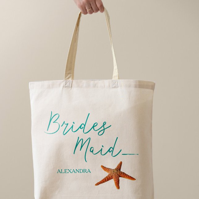 Tote Bag Destination plage étoile mariage bridesmaid (Créateur téléchargé)
