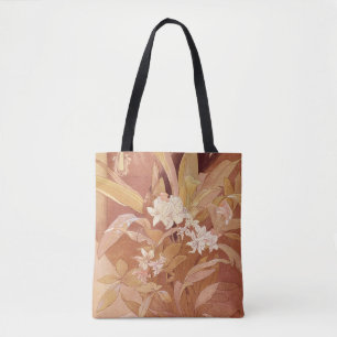 Tote Bag Détail floral Art nouveau d'Alphonse Mucha