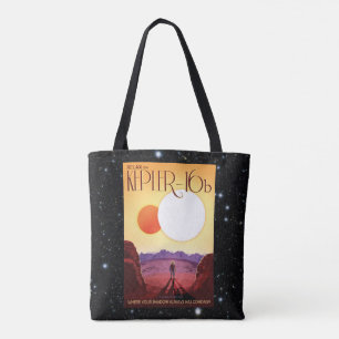 Tote Bag Détendez-vous sur Kepler 16b annonce de tourisme s