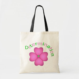 Tote Bag Détermination inspirée de fleur