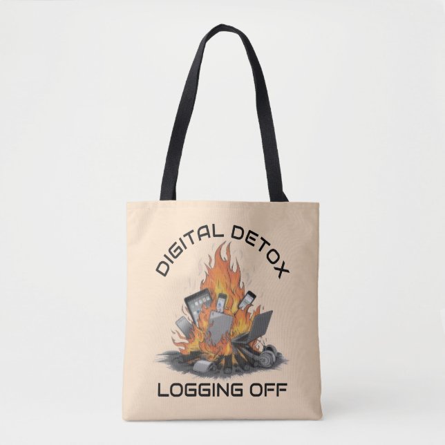 Tote Bag Détox Numérique (Devant)