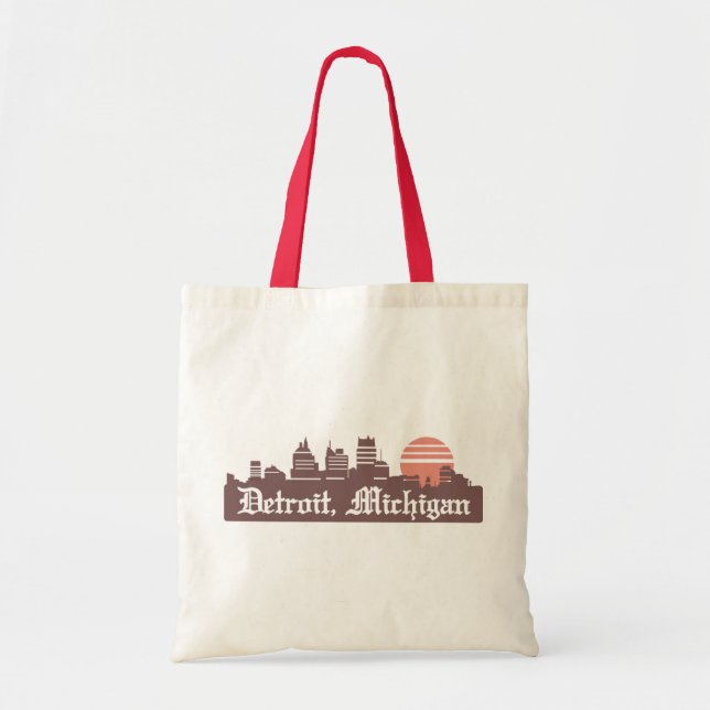 Tote Bag Detroit Linesky (Devant)