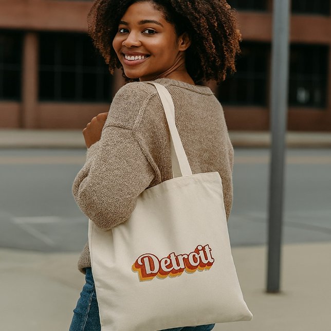 Tote Bag Détroit vintage (Créateur téléchargé)
