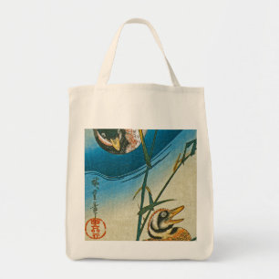 Tote Bag Deux Canards Nageant Parmi Les Rèseaux