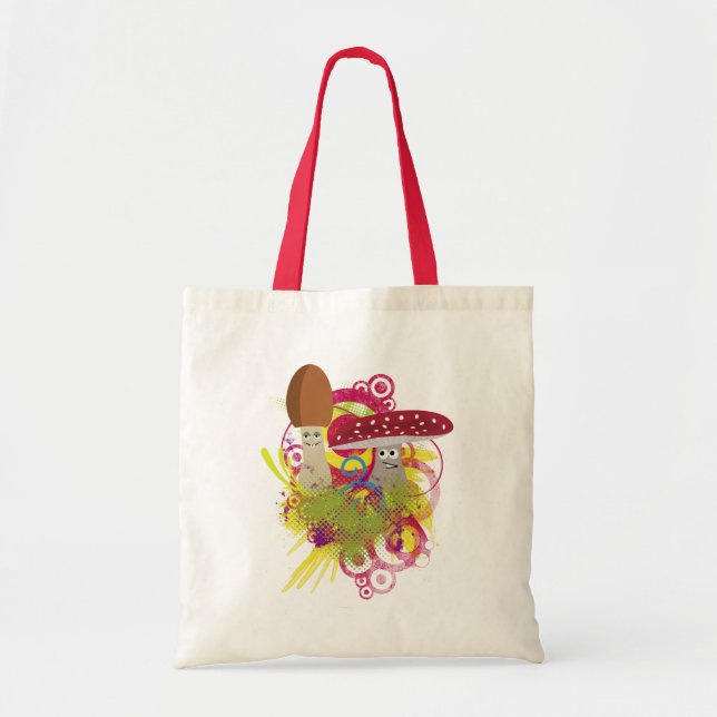 Tote Bag Deux champignons stupides (Devant)
