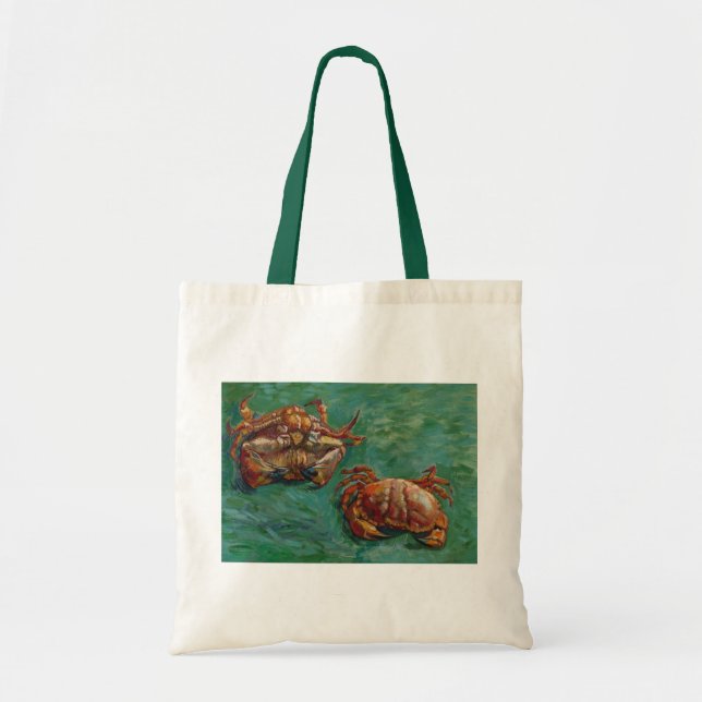 Tote Bag Deux crabes par Vincent van Gogh (Devant)