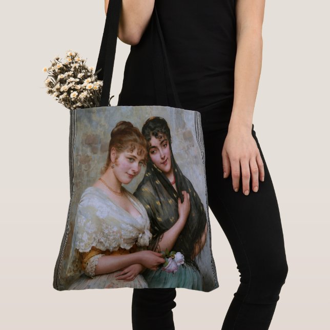 Tote Bag Deux femmes vénitiennes par Eugene de Blaas (De près)