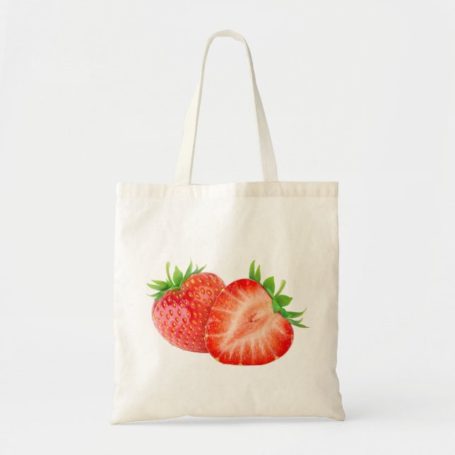 Tote Bag Deux fraises (Devant)