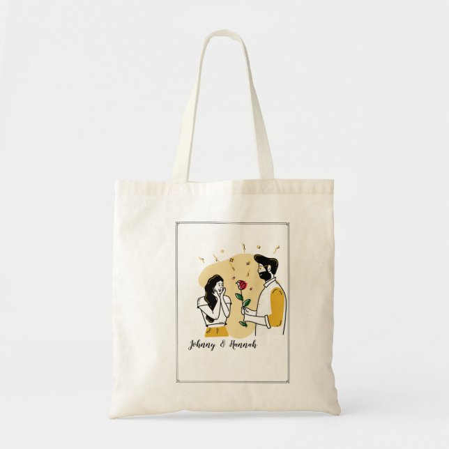 Tote Bag Deux mariages (Devant)