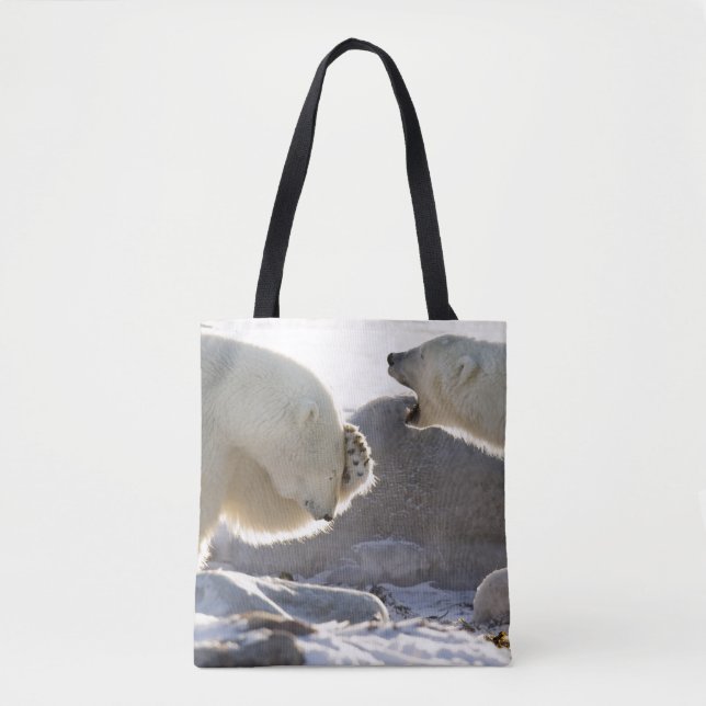 Tote Bag Deux ours polaires (Devant)