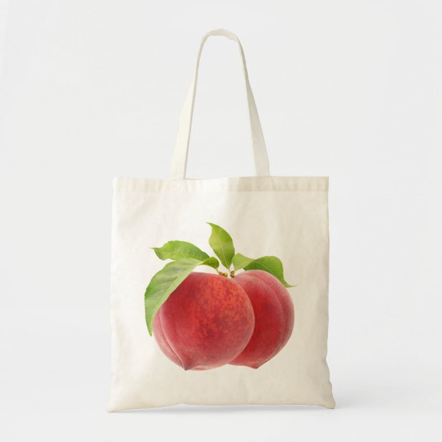 Tote Bag Deux pêches roses (Devant)