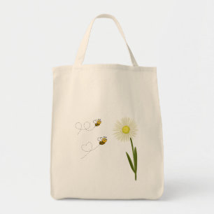 Tote Bag Deux petites abeilles mignonnes