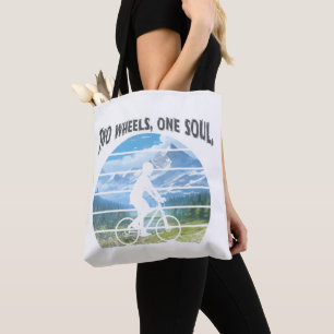 Tote Bag Deux roues, une âme. vélo sport