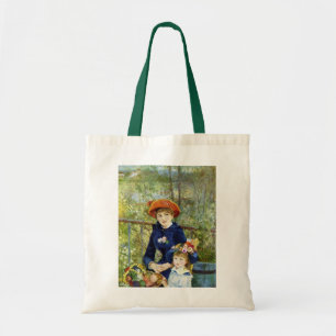 Tote Bag Deux Sœurs (Sur la Terrasse) Par Pierre Renoir
