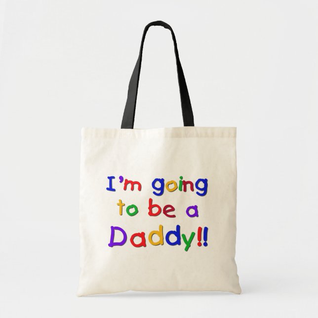 Tote Bag Devenir papa-Primaire (Devant)