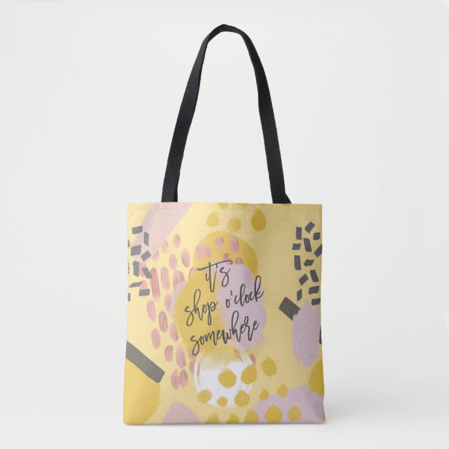 Tote Bag Devis d'achat pour Motifs Abstraites (Devant)