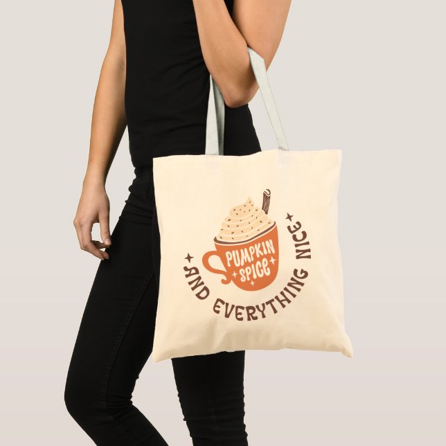 Tote Bag Devis d'automne (Devant (produit))